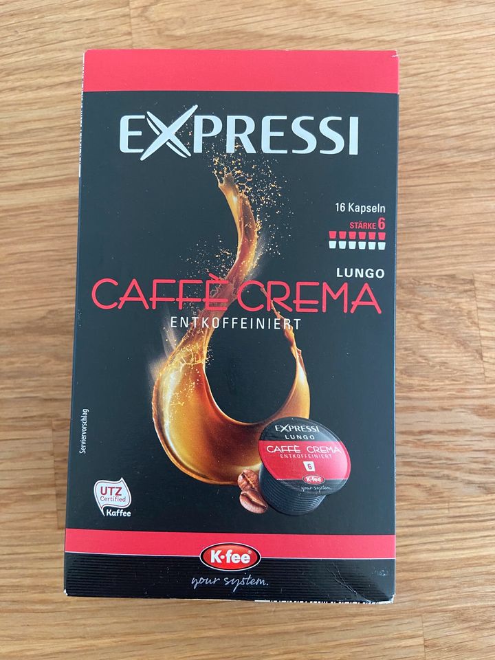 Expressi Kapseln Lungo Caffe Crema Aldi in Nordrhein-Westfalen - Kaarst |  Kaffeemaschine & Espressomaschine gebraucht kaufen | eBay Kleinanzeigen ist  jetzt Kleinanzeigen