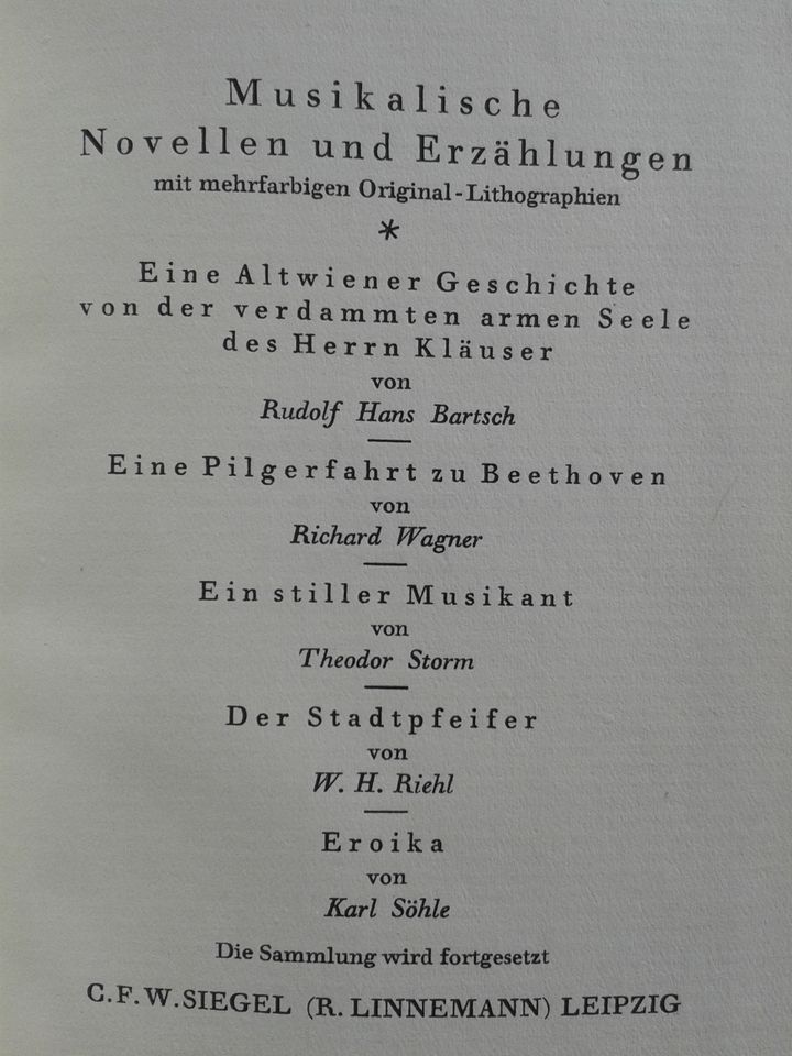 Zwei illustrierte musikalische Erzählungen, 1922 und 1924 in Pirmasens