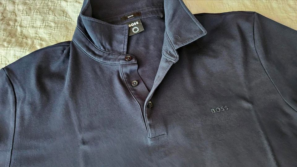 Hugo Boss Polo-Shirt Palosh Gr.XXL Slim fit Herren blau in Schneverdingen