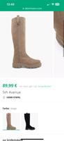 Wunderschöne Stiefel Wildleder Leder 5th Avenue 41 taupe Niedersachsen - Fintel Vorschau
