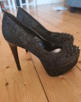 Catwalk Nieten-Pumps / Plateau High Heels Gr. 37 Thüringen - Nobitz Vorschau