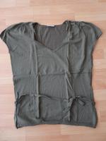 Damen Feinstrick T-Shirt mit Gürtel khaki Gr XL 48 Bayern - Rückersdorf Vorschau