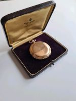 Zentra Junghans Savonette Taschenuhr inkl Etui vergoldet Uhr Nordrhein-Westfalen - Wassenberg Vorschau