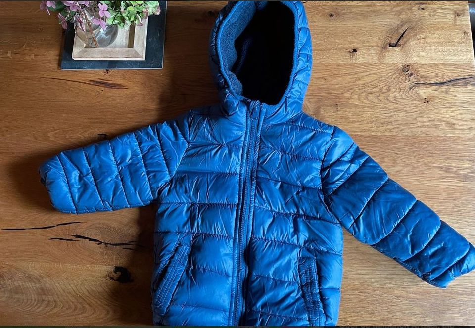 Blaue Steppjacke | Winterjacke | Jacke | Gr. 74 / 80 | TOP in Bad Wimpfen