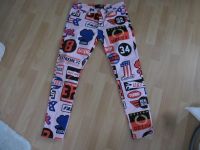 Love Moschino Hose Racing Logos Gr.W29/L30 Rosa Allover Print Hamburg-Mitte - Hamburg Billstedt   Vorschau