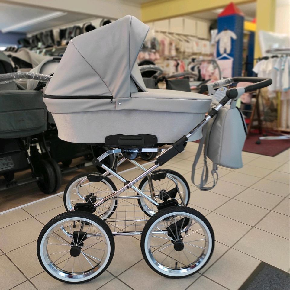 Kunert klassischer Kinderwagen Romantik Premium 2in1+3in1 in Querfurt