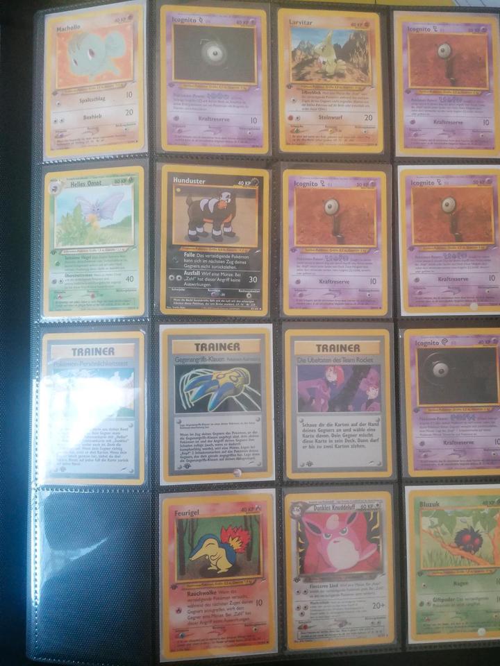 Pokemon First Edition Karten Sammlung - verschiedene Editionen in Gummersbach