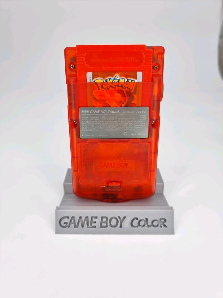 Nintendo Gameboy Color Konsole Rot Pokemon Rote Editon Umgebaut in Hannover