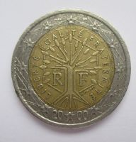 2 Euro Münze 2000 Frankreich Liberte Egalite Fraternite Nordrhein-Westfalen - Lemgo Vorschau