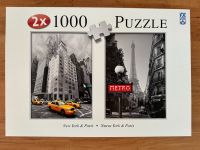 2x 1000 Teile Puzzle New York und Paris 1x gepuzzelt Dortmund - Hombruch Vorschau