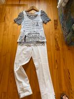 Damenhose 7/8Marine Look mit passenden Oberteil Bayern - Aichach Vorschau