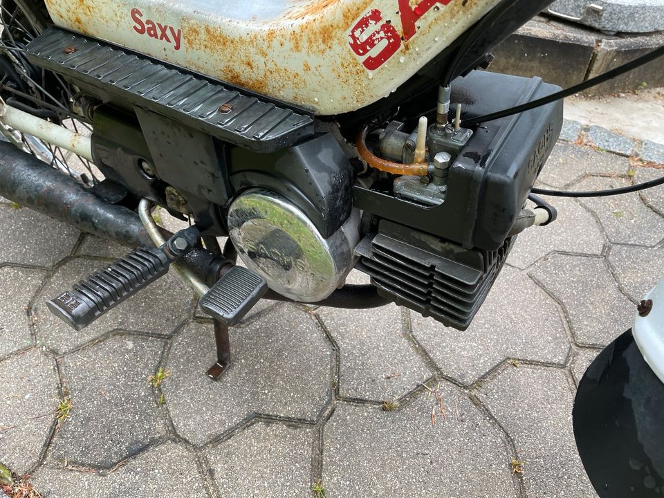 Sachs Saxy 50ccm, Motor läuft, Scheunenfund, orig. Typenschein in Passau