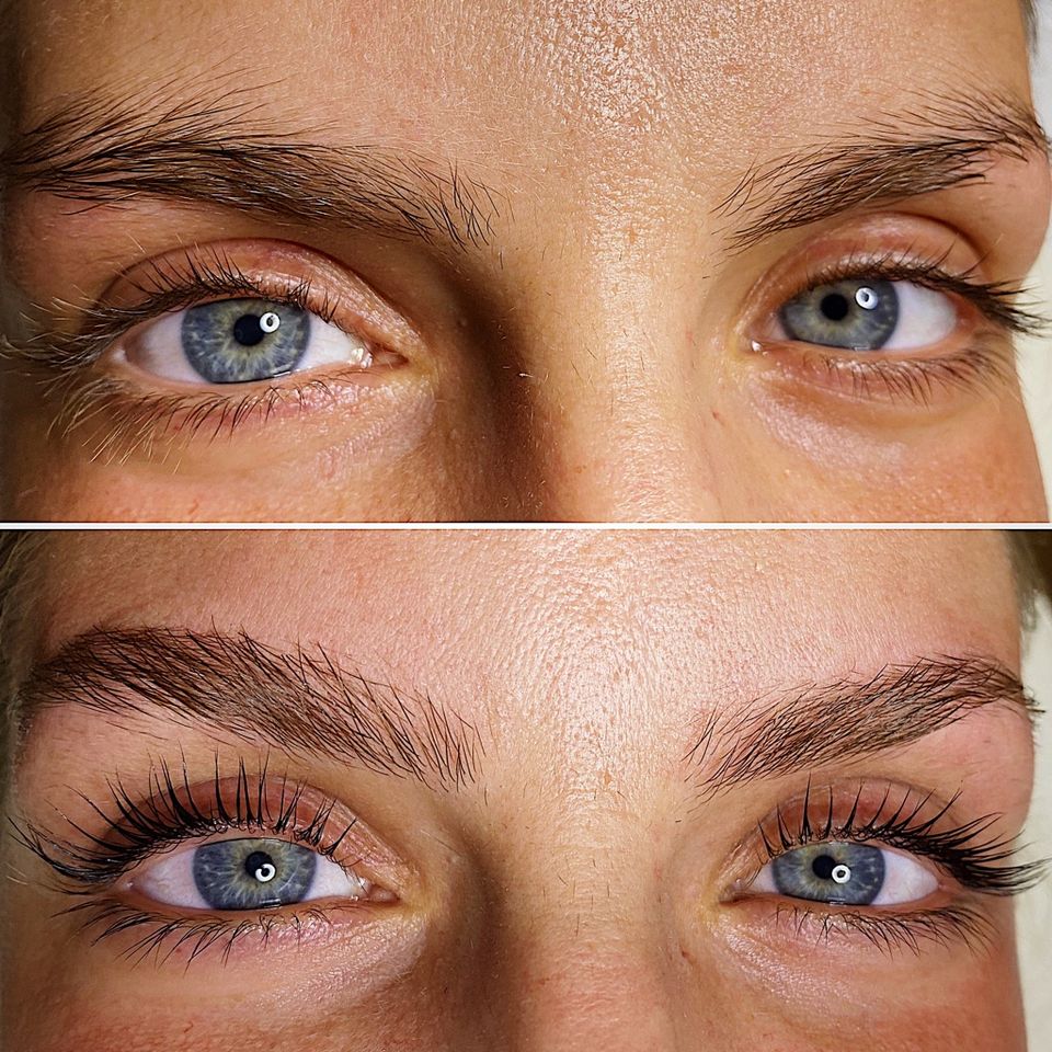 Wimpernlifting inclusive Färben und Keratin in Hamburg