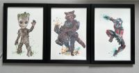 Marvel Bilder (Aquarell Druck) im Rahmen Nordrhein-Westfalen - Marl Vorschau