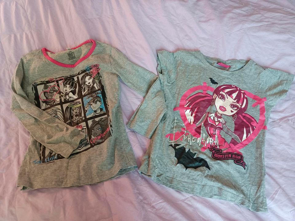 Monster High, Langarmshirt und T-Shirt, Gr.128 in Landau in der Pfalz