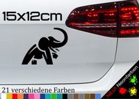 Elefant Tribal Aufkleber Dickhäuter Dumbo Rüsseltier Sticker Zoo Bayern - Weiden (Oberpfalz) Vorschau