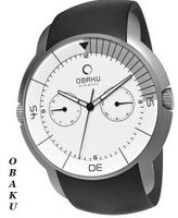 Obaku Harmony Herren Uhr Edelstahl Leder schwarz NEU OVP. Baden-Württemberg - Aulendorf Vorschau