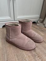 Esprit Schuhe, Mini Boots, rosa, Veloursleder, Lammfell-Imitat Bergedorf - Hamburg Allermöhe  Vorschau
