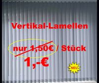 Vertikal-Lamellen / Lamellenvorhang, lichtgrau,  12,7cm x 177cm Niedersachsen - Bad Iburg Vorschau