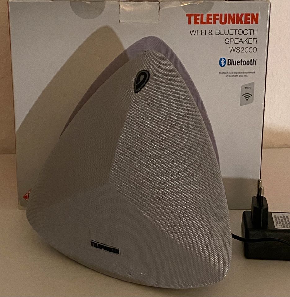 2x TELEFUNKEN WI-FI & Bluetooth Speaker WS2000 Lautsprecher Boxen in Bassum