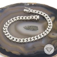 M*202762 Wert 2.950 Flach Panzer Armband 585 Weiß Gold 14 Kt XXYY Essen - Karnap Vorschau