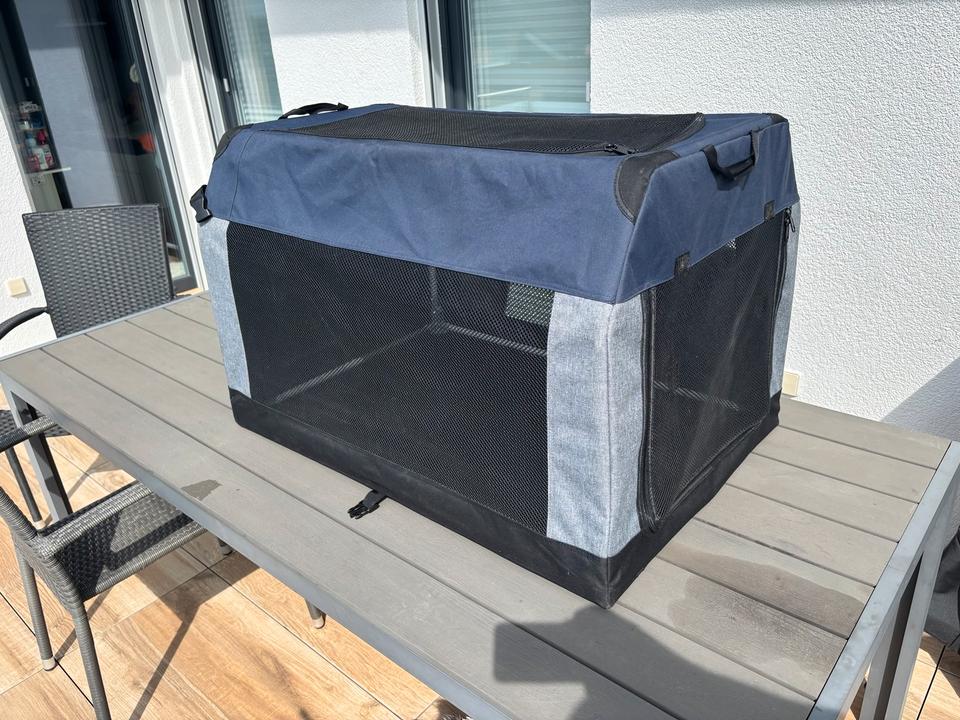 faltbare Hundebox XL Auto Transportbox Welpe Box Hund  trixi in Altshausen