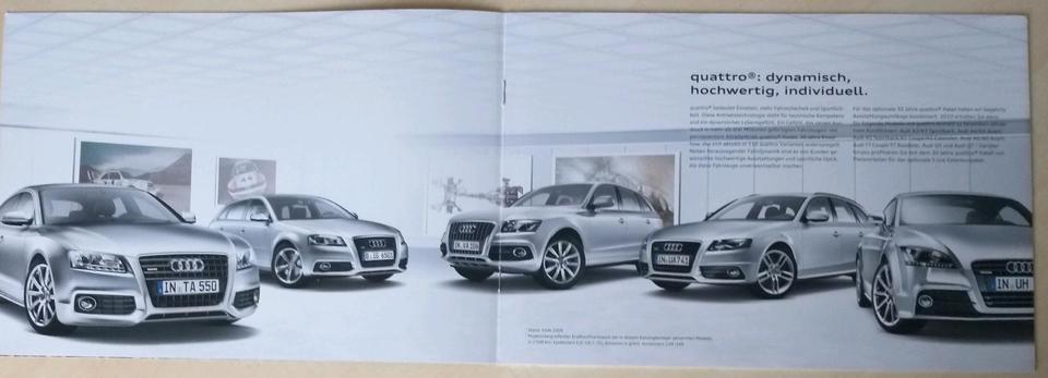 30 Jahre quattro 2009 AUDI 2010 A3 A4 A5 A6 TT Q5 Q7 S line in Heimsheim