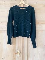 Pullover mit weißen Perlen und Pump Armen Schleswig-Holstein - Flensburg Vorschau