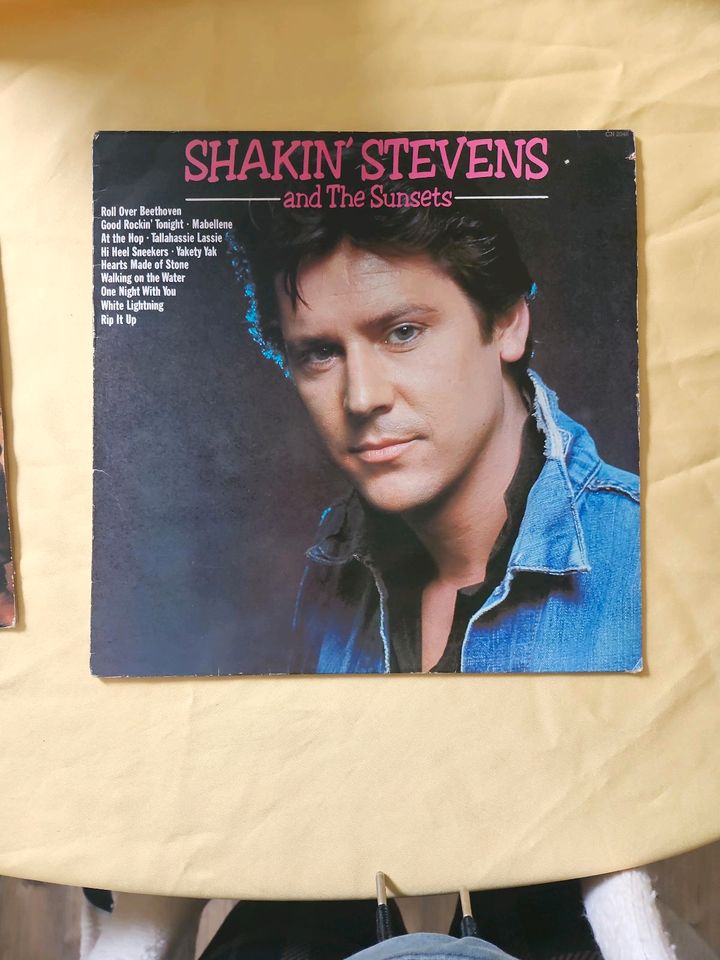 Schallplatten,  Shakin Stevens in Duisburg