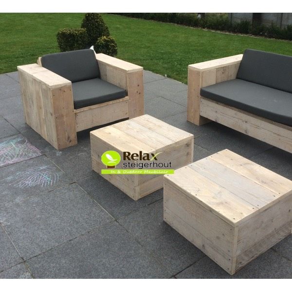 Holz Lounge Set Garten-Set Lounge-Sofa Gartenmöbel in Bremen