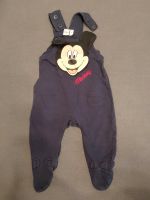 Latzhose, Strampler mit Mickey Maus, Größe 62, top Zustand Düsseldorf - Gerresheim Vorschau