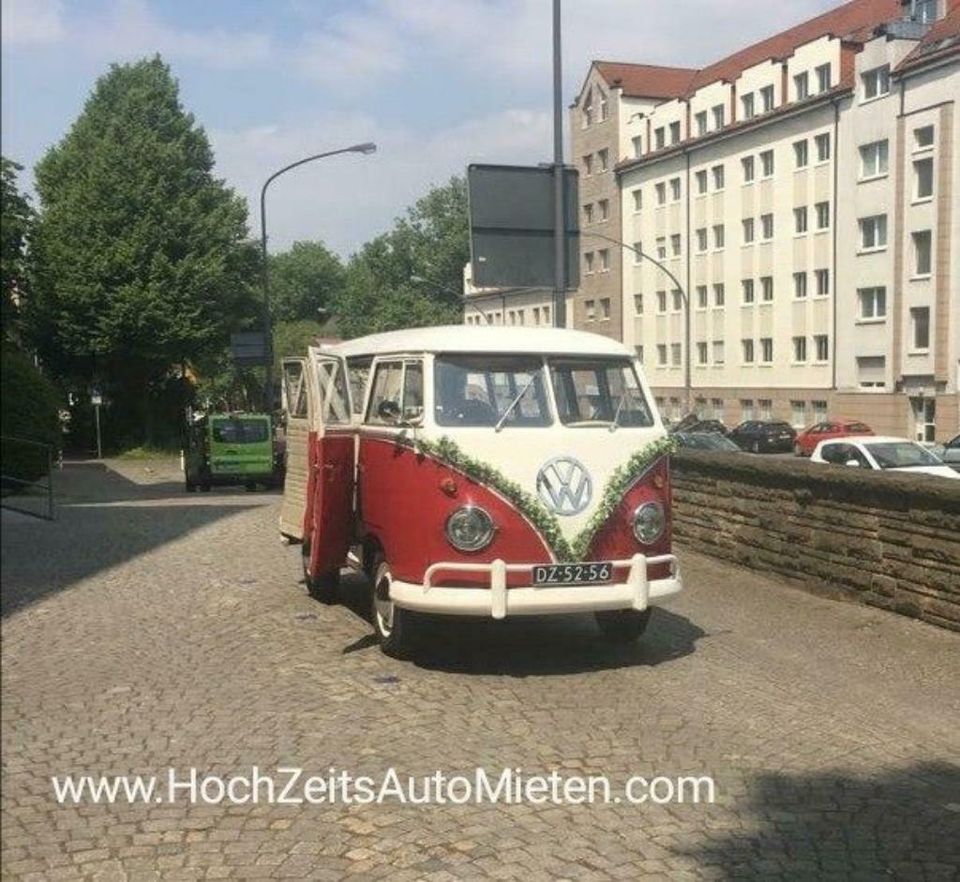! Oldtimer VW bus Mieten Bulli T1 Weiss Hochzeitsauto Brautauto ! in Osnabrück