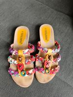 Sandaletten Sandalen Hippie Sun& Shadow bunt 40 Sachsen - Fraureuth Vorschau