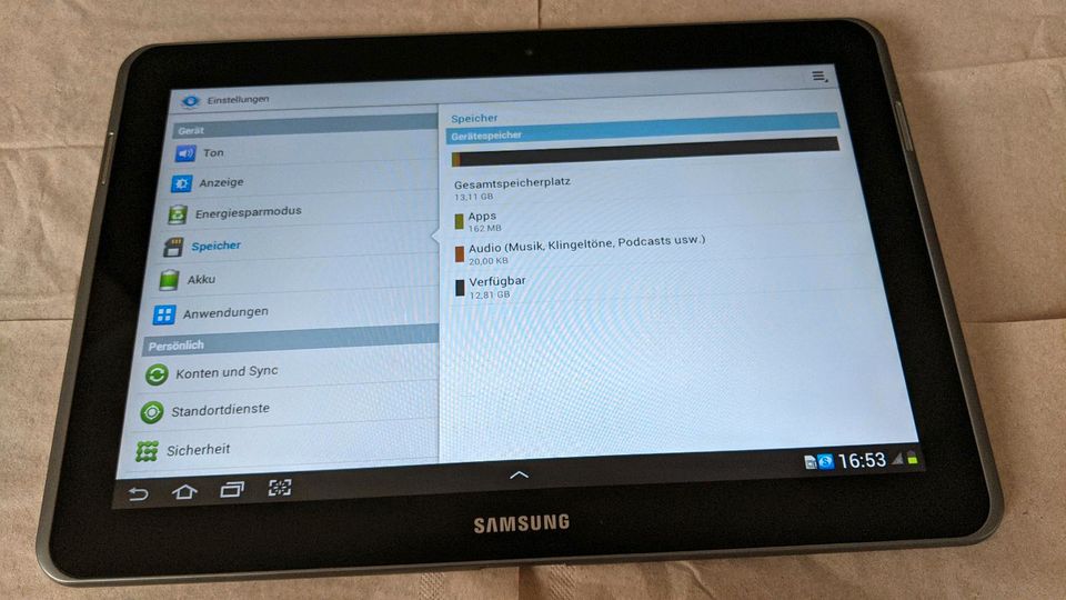 Samsung Galaxy Tab 10.1N mit Dock und Ladegerät/-kabel in Frankfurt am Main