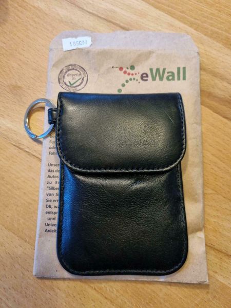 eWall Keyless-Go Schlüsseltasche, Nylon schwarz, Schlüsseltaschen