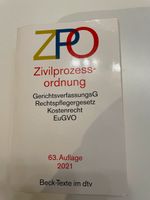 ZPO Zivilprozessordnung Gesetz Beck Münster (Westfalen) - Centrum Vorschau