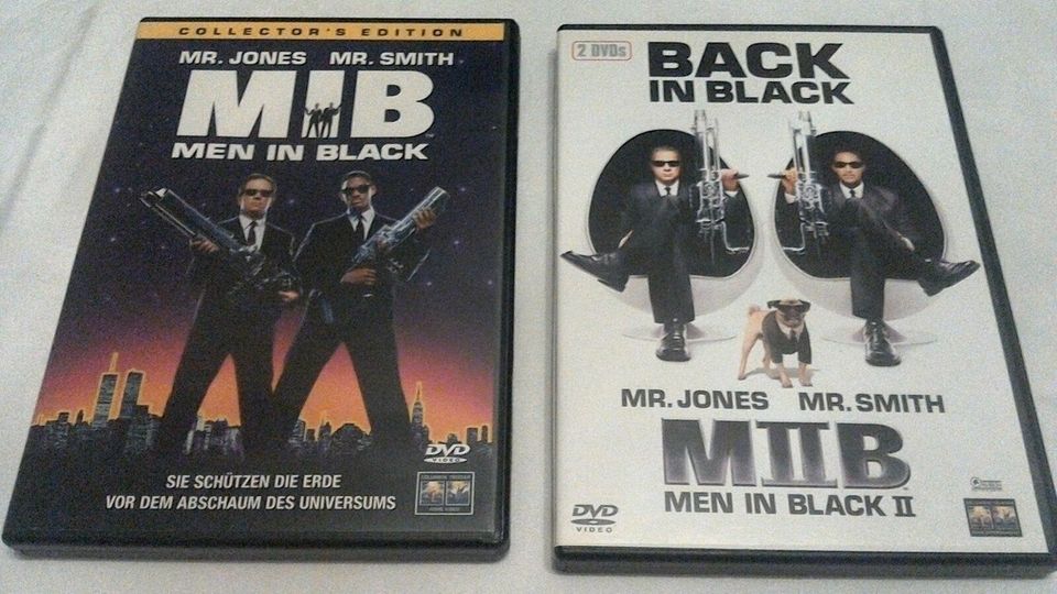 DVD Men in Black 1, 2, MIB MIIB, Science Fiction Komödie in Hofkirchen