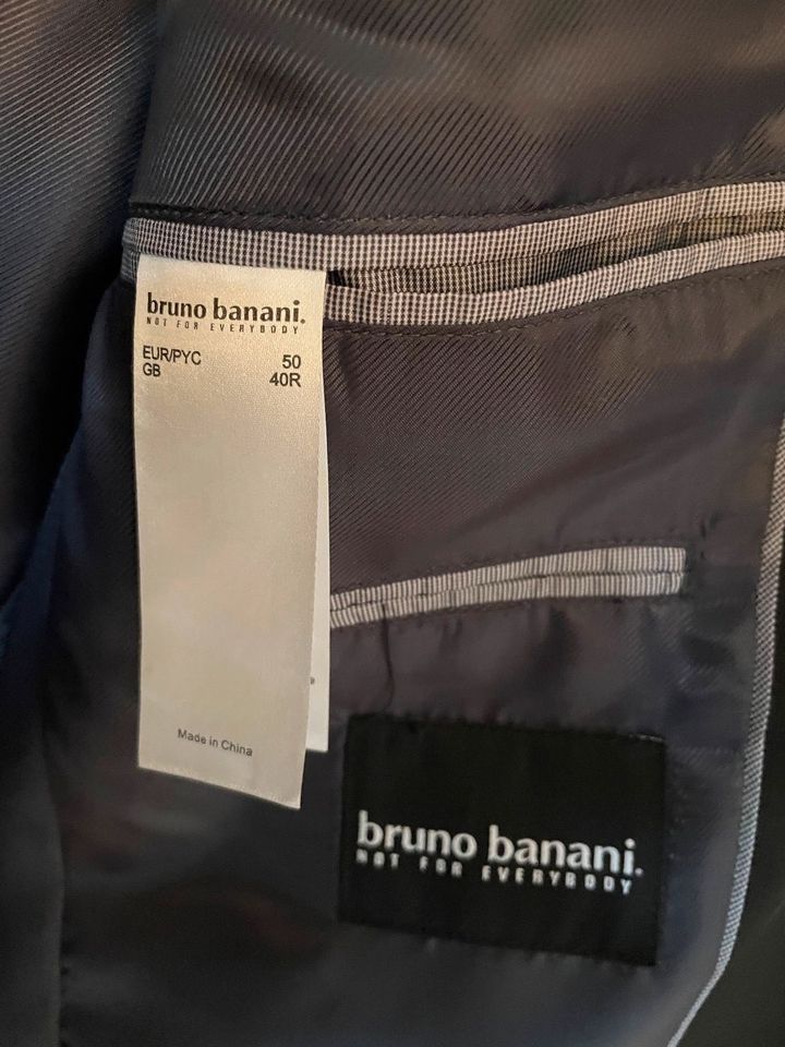 Bruno Banani Anzug Herren EUR 50 schwarz (Jacket und Hose) in Limburg