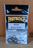 Partridge of Redditch Boilie Black Nickel Size 2 Carp Hooks NEU!! Niedersachsen - Bad Bentheim Vorschau