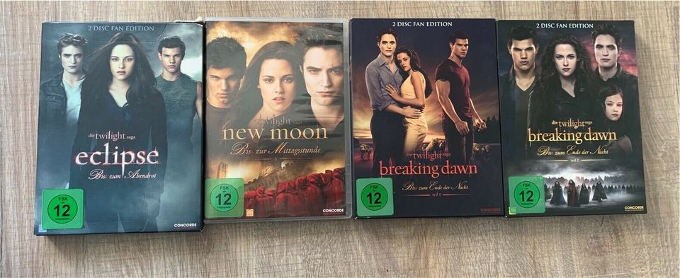 The twilight saga Teil 2-4 fan edition, twilight Filme in Laupheim