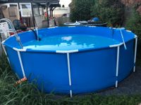 Pool Aufstellpool neuwertig mit Sandfilter, Skimmer und Zubehör Baden-Württemberg - Steinen Vorschau