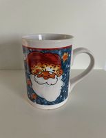 Weihnachtstasse / Tasse mit Weihnachtsmann blau weiß rot Hessen - Hanau Vorschau