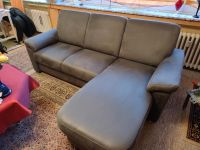 Couch mit Recamiere, dunkelgrau, Sofa Nordrhein-Westfalen - Dinslaken Vorschau
