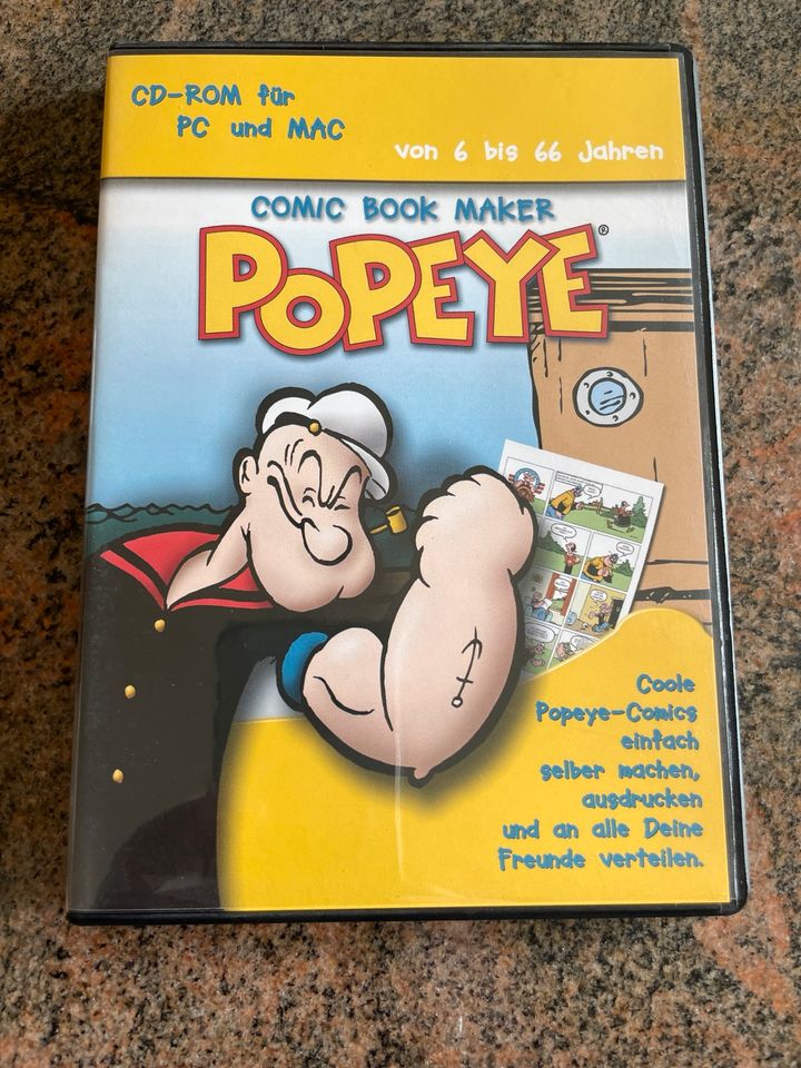 CD-ROM für PC und MAC Comic book maker Popeye in Lahnau