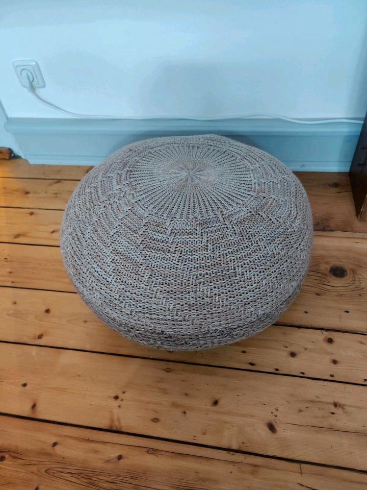 Pouf Hocker Sitzkissen Sandared in Ilmenau