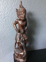Rarität: alte geschnitzte Hanuman Holz Statue aus Indonesien Bayern - Fürth Vorschau