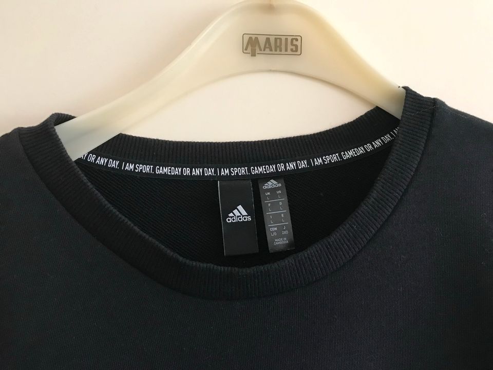 Adidas Pullover Gr - L - schwarz in Hildesheim