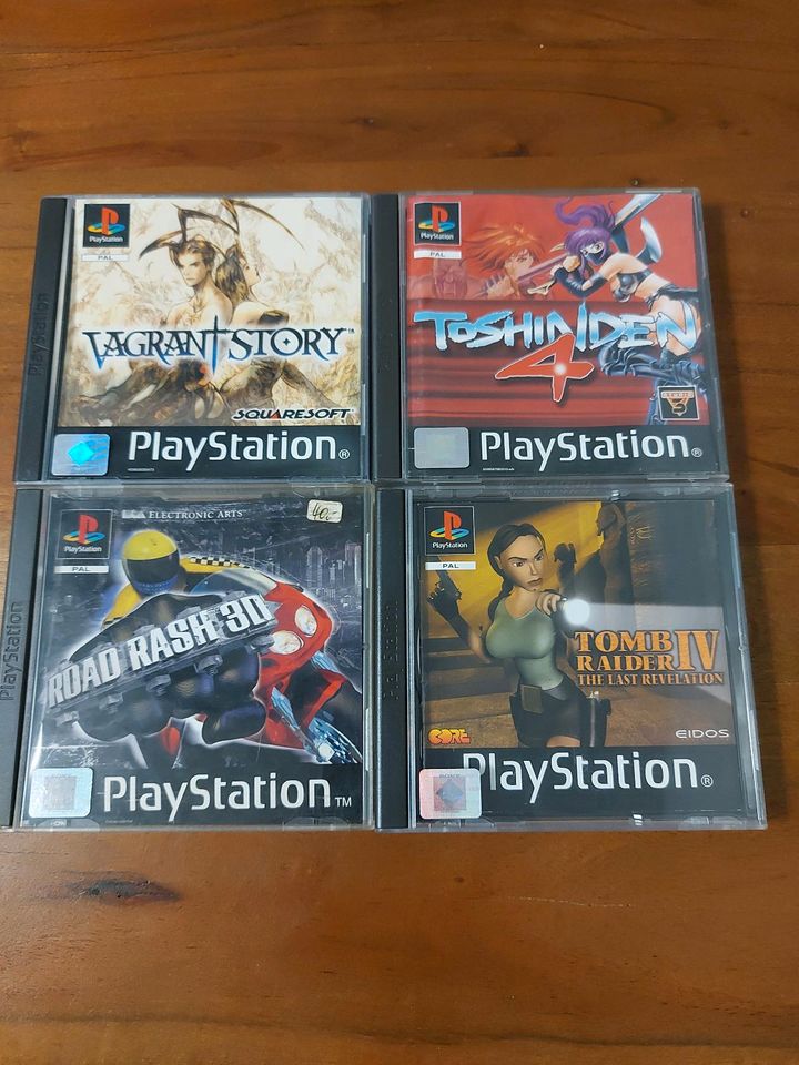 SUCHE PS1 Anleitungen - Vagrant Story, Toshinden 4, Road Rash... in Dortmund