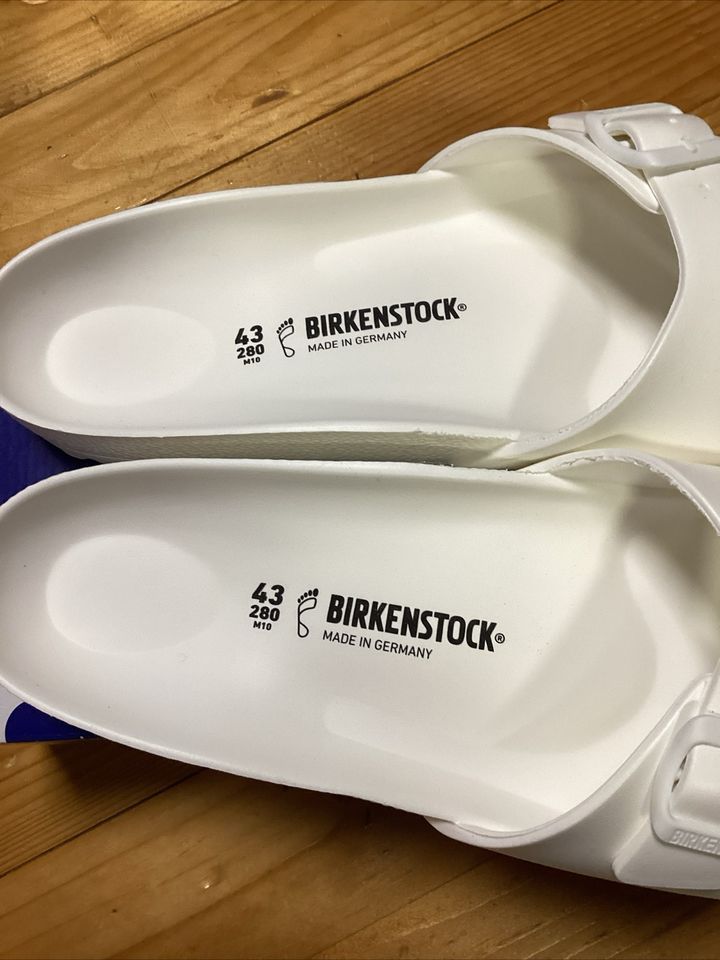 Birkenstock Madrid Eva weiß Gr. 43 normale Weite neu in Fürth