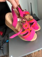 Gabor Gr 4 Sandalen pink/orange Plateau  ungetragen NEU!! Bayern - Freising Vorschau